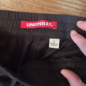 Women’s Unionbay jogger pants, size large